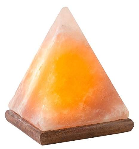 1 pcs pyramid shape himalayan salt lamp natural salt crystal home decor spa office