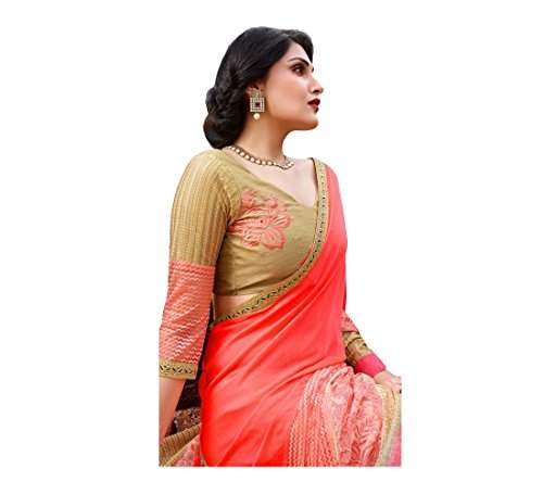 Buy Craftsvilla Women S Peach Bemberg Georgette Embroidered Saree With Blouse Piece Features Price Reviews Online In India Justdial These sarees are designer and latest designs and very. justdial