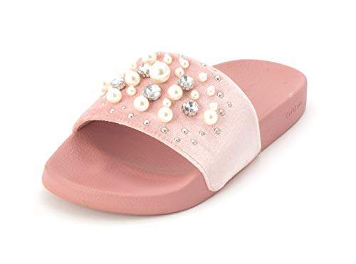 bebe women's slide sandals