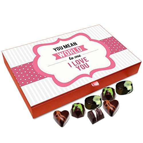 Buy Chocholik Gift Box You Mean The World To Me Chocolate Box 12pc Features Price Reviews Online In India Justdial