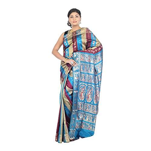 Buy Banga Bhandar Women S Silk Saree With Blouse Piece Brown Features Price Reviews Online In India Justdial Peachmode makes online saree shopping a cakewalk. justdial