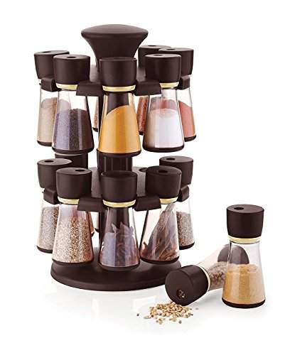 Buy Slings Combo Of Multipurpose Revolving Plastic 16 Piece Spice Rack Brown Amp Cereal Dispenser Easy Flow Storage Jar 750ml 3 Pcs Set Features Price Reviews Online In India Justdial