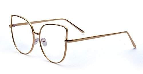 thin frame cat eye glasses