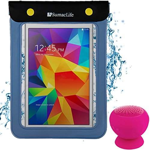 Buy Sumaclife Blue Waterproof Dry Bag Pouch Case W Pink Bluetooth Suction Speaker Suitable For Amazon Kindle Voyage Fire 7 Fire Hd 8 Paperwhite Features Price Reviews Online In India Justdial