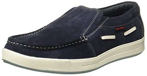 red chief men's leather boat shoes