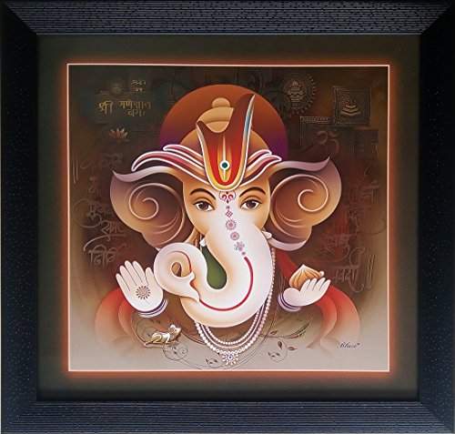 Buy Shree Handicraft Lord Ganesha / ganesh Ji / GOD of Luck / Gajanand  Ganpati Photo Frame (34 cm x 34 cm x 1 cm), Features, Price, Reviews Online  in India - Justdial