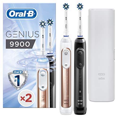 Buy Oral B Genius 9000 Electric Toothbrush Rechargeable Powered By Braun Rose Gold Tow Handle Pack Features Price Reviews Online In India Justdial