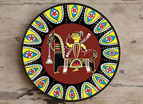 Buy Craftedindia Multicolor Madhubani Art Ethnic Wall Decor Plate Features Price Reviews Online In India Justdial