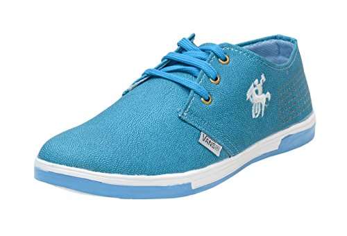 Buy The Mars Mens Stylish Genuine Leather Sneakers 7 Sky Blue Features Price Reviews Online In India Justdial