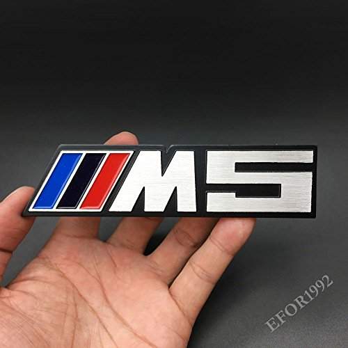 Buy Automaze M5 3d Performance Logo Stickers For Bmw Cars Black Amp Chrome Color Features Price Reviews Online In India Justdial