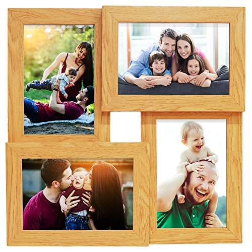 Buy Story Home Premium Wall Hanging Collage Wooden Photo Frame 30 Cm X 30 Cm X 3 Cm Beige Features Price Reviews Online In India Justdial