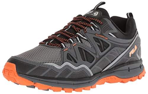 mens orange fila shoes