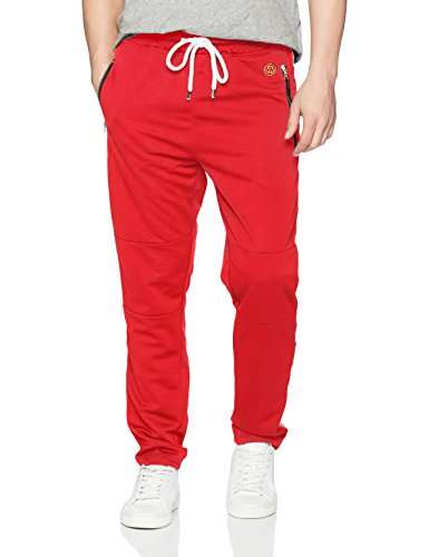 WT02 Mens Athletic Track Pants Open Bottom