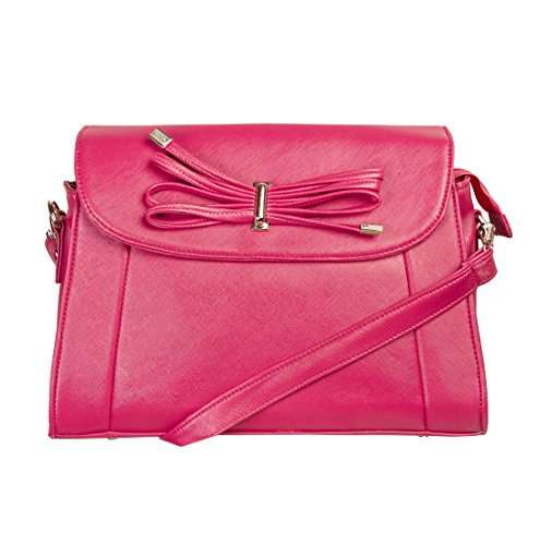 dark pink sling bag