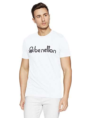 Buy United Colors Of Benetton Men S Solid T Shirt 8903975754379 17a3c78j1206i Medium White Features Price Reviews Online In India Justdial