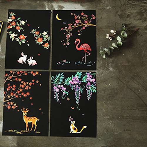 Buy Fancyku Fun Diy Doodling Scratch Painting Toy Color Painting Magic Scraping Art Books Kid Gift Animals Features Price Reviews Online In India Justdial