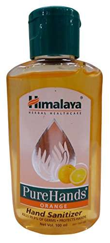 Buy Himalaya Pure Hands Hand Sanitizer Orange 100ml Bottle Features Price Reviews Online In India Justdial