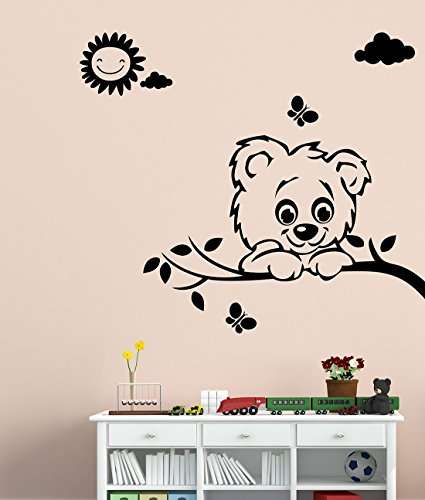 Buy Luke And Lilly Cartoon Design Vinyl Wall Sticker Cm Features Price Reviews Online In India Justdial