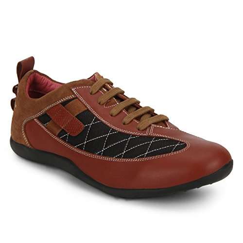 red chief men's leather boat shoes