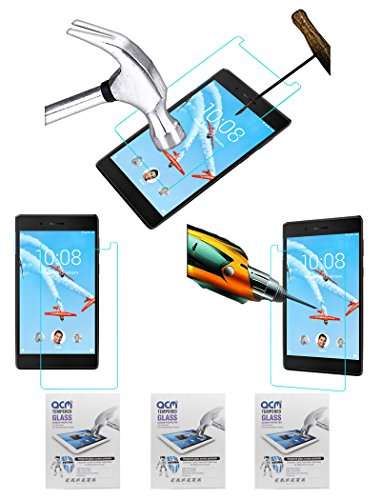Buy Acm Pack Of 3 Tempered Glass Screenguard For Lenovo Tab 7 Essential Tablet Screen Guard Features Price Reviews Online In India Justdial