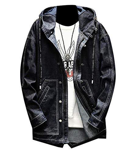 denim hoodie jacket mens india