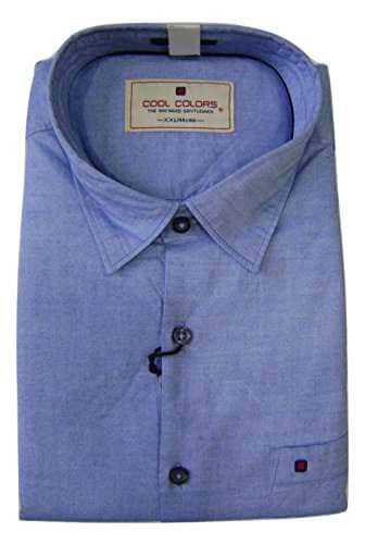 Buy Cool Colors Men S Casual Shirt Blue Features Price Reviews Online In India Justdial