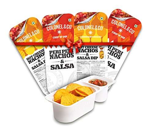 Buy Colonel Amp Co Peri Peri Nachos With Salsa 75g Pack Of 2 With Colonel Amp Co Hot Cheese Nachos With Salsa 75g Pack Of 2 Features Price Reviews Online In India Justdial