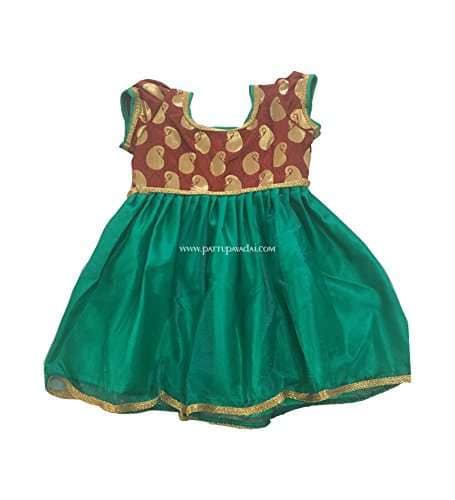 pattu pavadai frock