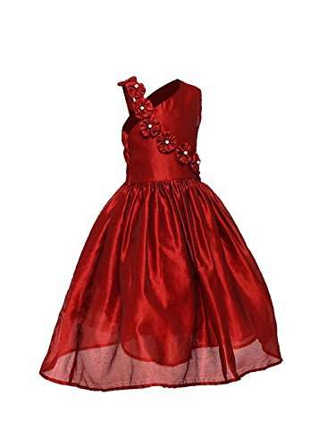 Buy Samsara Couture Girl S Wedding Party Wear A Line Ball Gown Dress Ha232 9 10 Red 9 10 Years Features Price Reviews Online In India Justdial