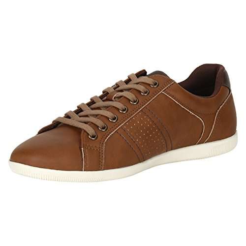 red tape tan sneakers