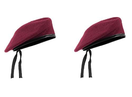 Buy Unisex French Woolen Beret Cap Traditional Army Style Cap Classic European Hat Woolen Beret Cap Che Guevara Cap Maroon Features Price Reviews Online In India Justdial