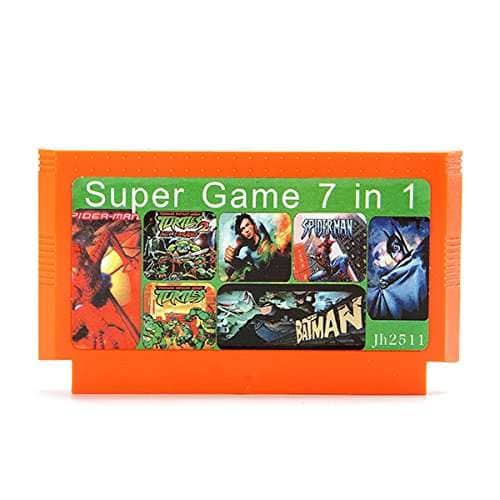 Buy Hitsan 7 In 1 8 Bit Game Cartridge Spider Man Batman Ninja Turtles Superman For Nes Nintendo Video Game Features Price Reviews Online In India Justdial
