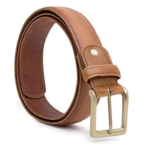 Buy Escaro Royale Tan Leather Belt With Brass High Finish Buckle Er3027rp 40 Features Price Reviews Online In India Justdial Get best price and read about company. justdial