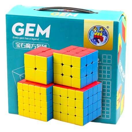 Buy Playking Gem Rubiks Cube Set Of 4 Cubes 2x2 3x3 4x4 5x5 Features Price Reviews Online In India Justdial