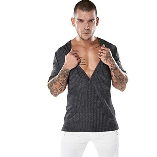 deep neck t shirt mens india