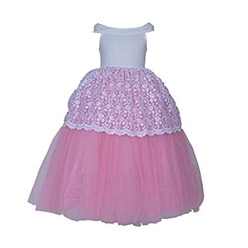Buy Sofyana Baby Girl S Princess Scuba Gown Birthday Long Frock Dress White Scuba 032 8 9 Years Kidswear Features Price Reviews Online In India Justdial