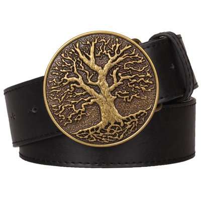 leather rock belts