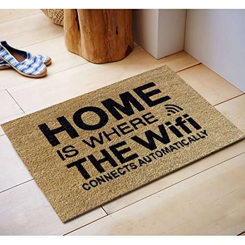 Buy Atmah Homeis Where The Wifi Connects Automatically Doormat 40x60cm Inches Features Price Reviews Online In India Justdial