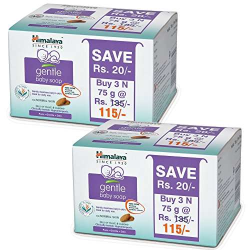 Buy Himalaya Gentle Baby Soap Value Pack 75gmsx3 Pack Of 2 6 Soaps Features Price Reviews Online In India Justdial
