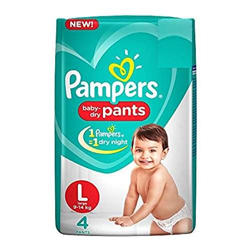 pampers new large size diapers pants