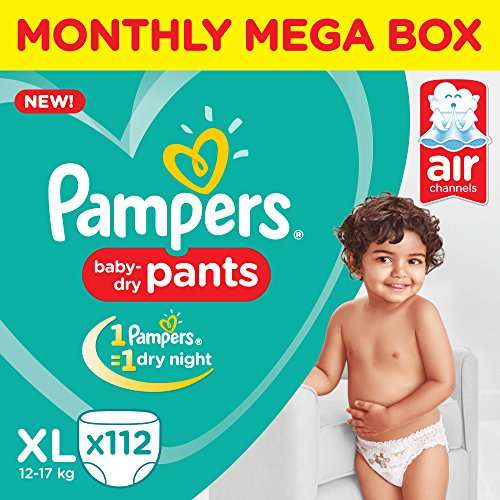pampers diapers xl 112 price