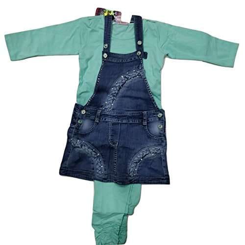 baby girl soft dungarees