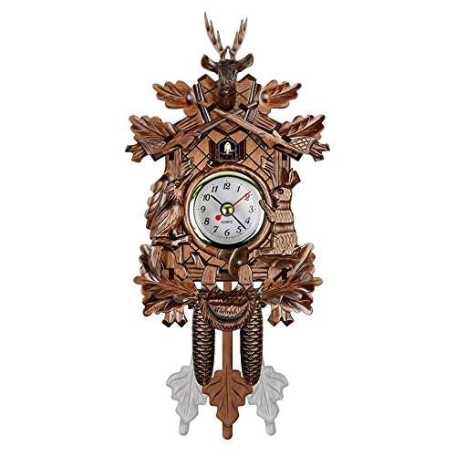 Buy Walmeck Cuckoo Wall Clock Wooden Cuckoo Clock Decorations For Home Cafe Restaurant Art Vintage Chic Swing Living Room Style 4 One Size 1 Features Price Reviews Online In India Justdial Eth european retro brown wooden cuckoo clock bird wall clock with pendulum wall clock small size 19x24.2x5.5cm elegant (color : justdial