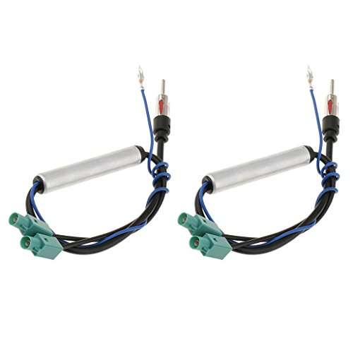 Buy ELECTROPRIME 2X CAR Radio Antenna Adapter Cable 2 Way to AM/FM Coax  Plug Male for Audi VW, Features, Price, Reviews Online in India - Justdial