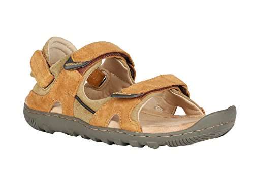 woodland men's camel sandals