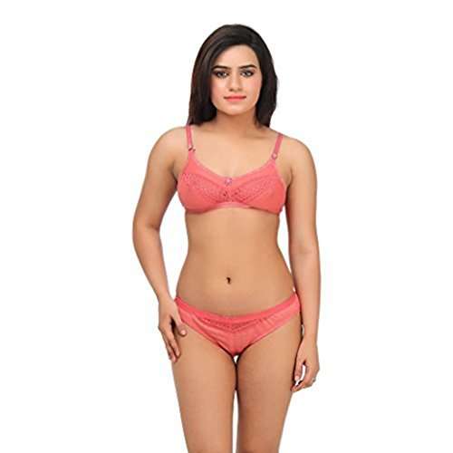 pink bra panty set