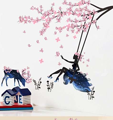 Buy Univocean Deer And Girl 2d Wall Poster Wallpaper Wall