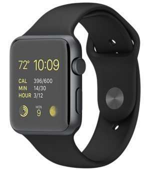 black bluetooth smart wrist watch
