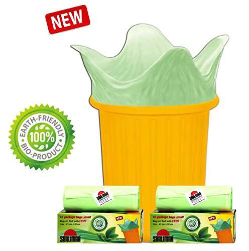 Buy Shalimar Premium Compostable Biodegradable Garbage Bags Small Size 43 Cm X 51 Cm 6 Rolls 90 Bags Trash Bag Dustbin Bag Green Color Features Price Reviews Online In India Justdial Plus, they are biodegradable & considered as a perfect option.