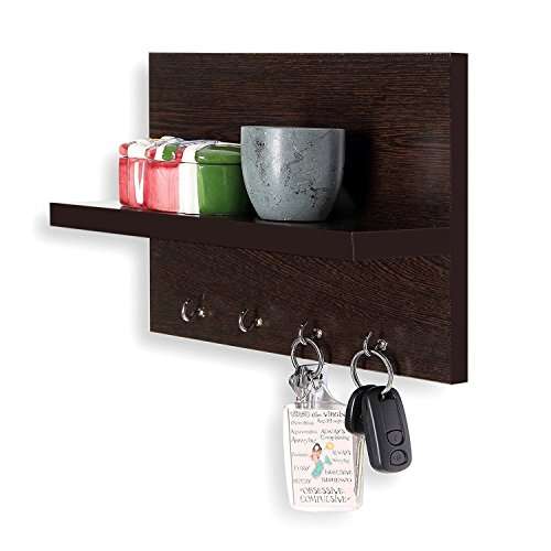 Buy Woodkartindia Wall Mounted Key Holder Wall Shelf Key Rack